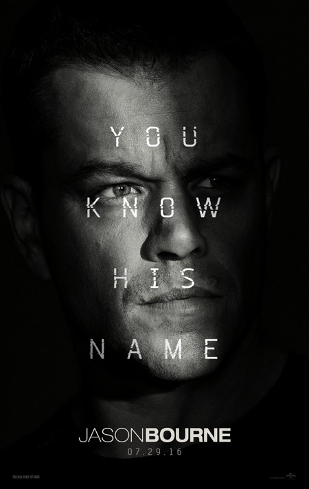 The poster for Jason Bourne.
